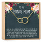 Bonus Mom Necklace, Multiple Styles