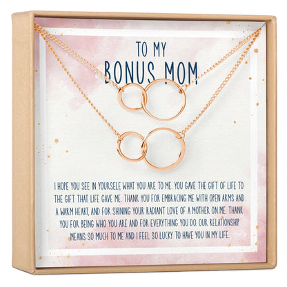 Bonus Mom Necklace, Multiple Styles