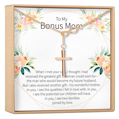 Bonus Mom Necklace, Multiple Styles