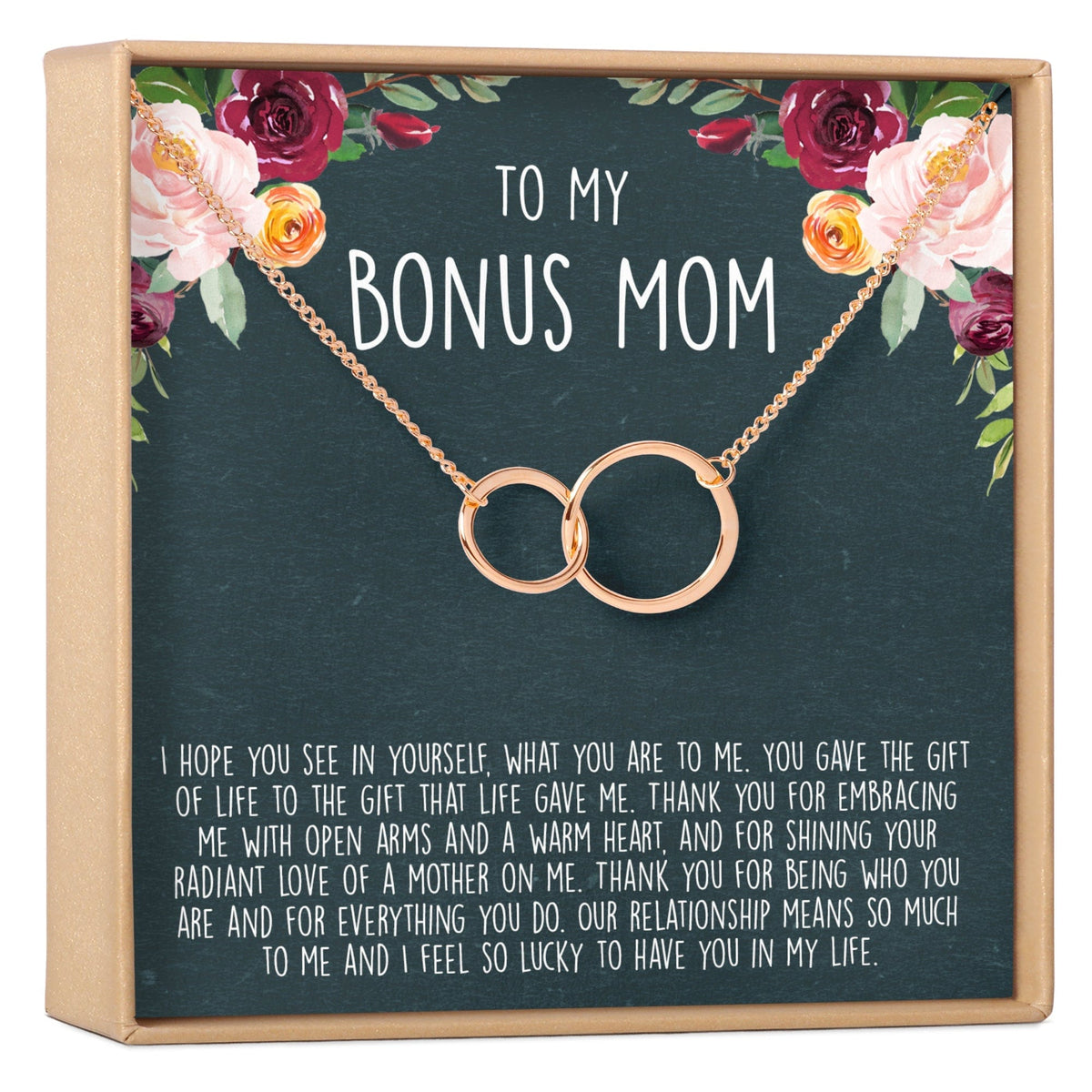 Bonus Mom Necklace, Multiple Styles