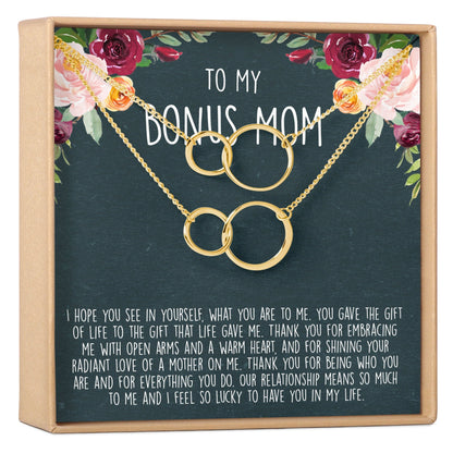 Bonus Mom Necklace, Multiple Styles
