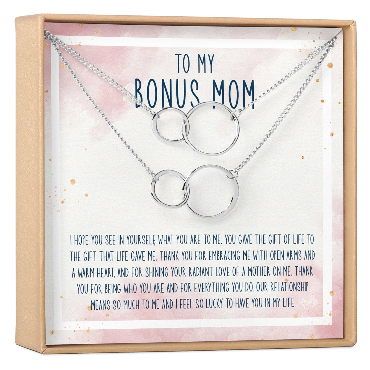 Bonus Mom Necklace, Multiple Styles