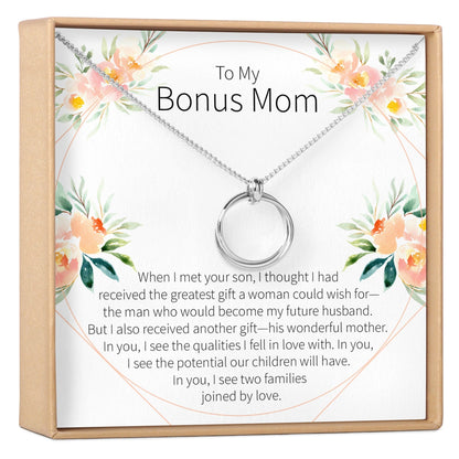 Bonus Mom Necklace, Multiple Styles