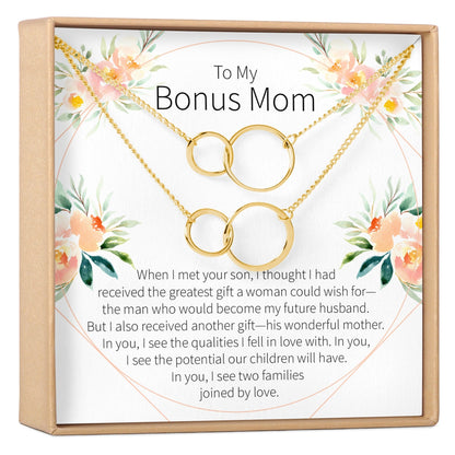 Bonus Mom Necklace, Multiple Styles