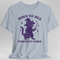 Born to Hex Forced to Work Cat T-Shirt