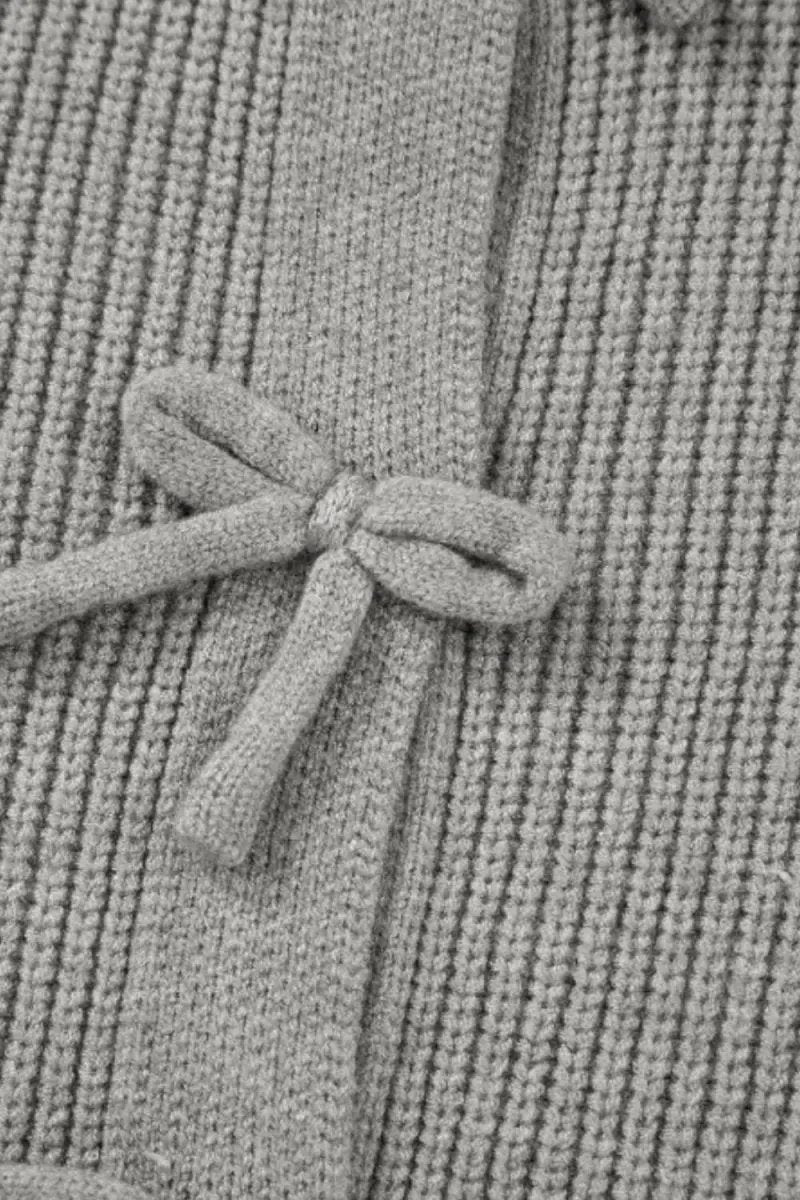 Sweaters Trendsi Bow Cardigan Women's Fall Layering Knit Top Comfortable Long Sleeve
