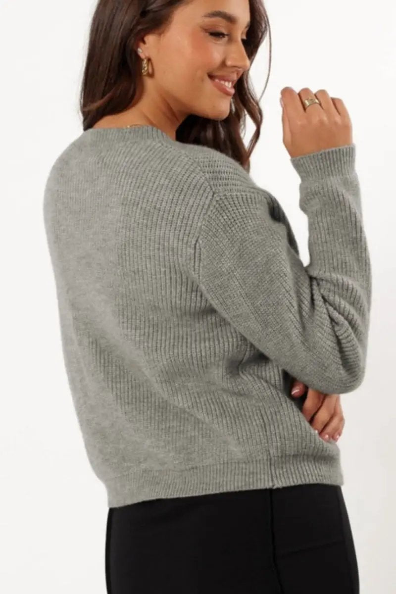 Sweaters Trendsi Bow Cardigan Women's Fall Layering Knit Top Comfortable Long Sleeve