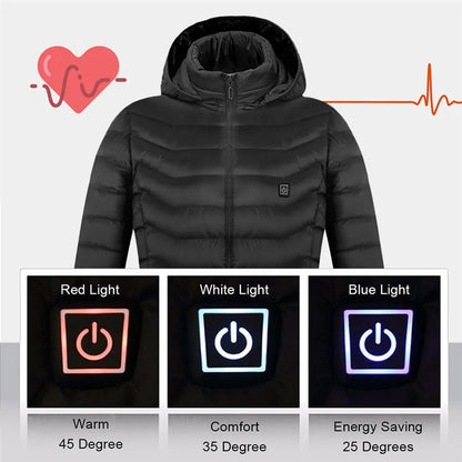 Boys Men's Fleece Waterproof Winter Heated Jackets - # BOAA13210004