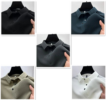Boys Men's Ice Silk Mesh Polo Shirt - # BOAA13510038