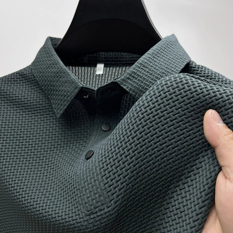 Boys Men's Ice Silk Mesh Polo Shirt - # BOAA13510038