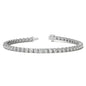 6.00 CTW AGI Certified Lab Grown Diamond Tennis Bracelet – 14K White Gold Overlay
