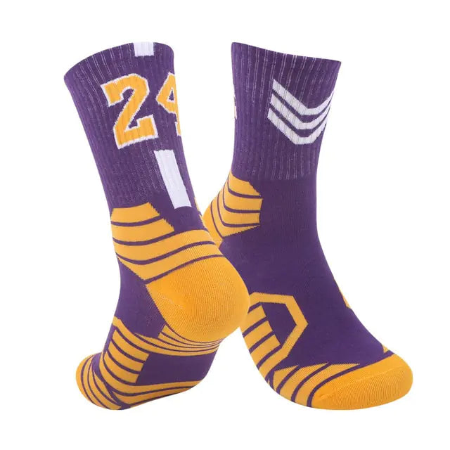 Breathable Non-Slip Professional Basketball Socks for Men, Women, and Kids - Ideal for Sports, Cycling, Climbing, and Running - # BOAA13810001