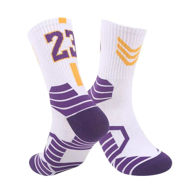 Breathable Non-Slip Professional Basketball Socks for Men, Women, and Kids - Ideal for Sports, Cycling, Climbing, and Running - # BOAA13810001