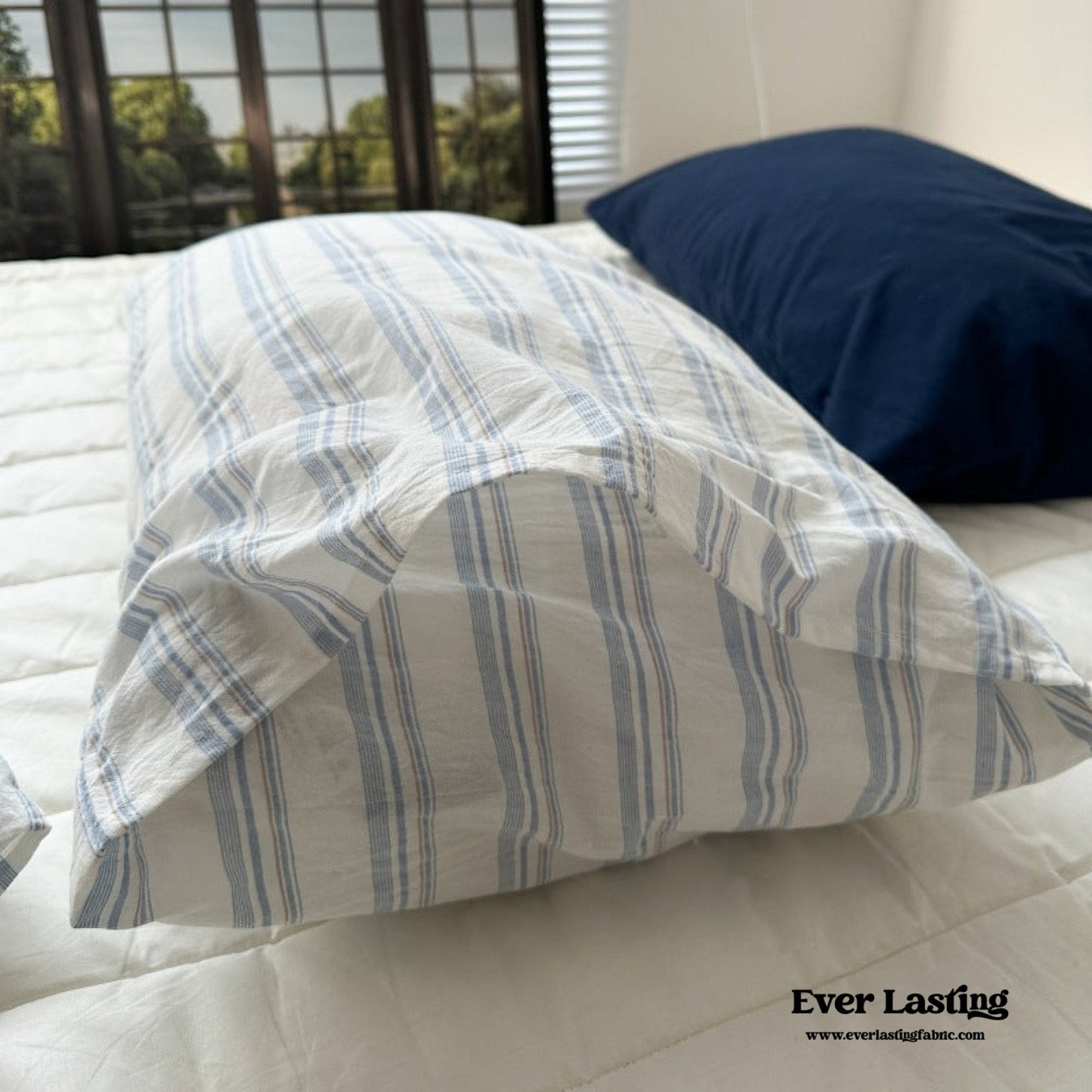 Breezy Stripe Washed Cotton Pillowcases