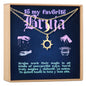 Bruja Sun and Moon Pendants Necklace Set