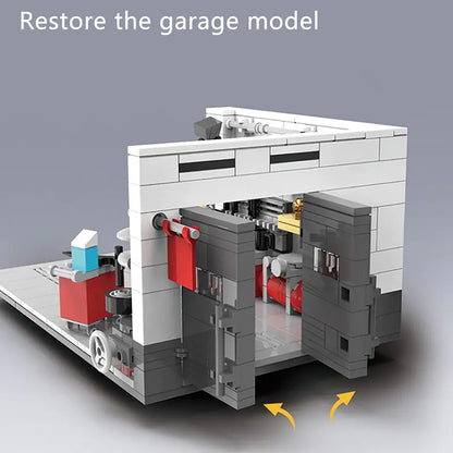 Building Block Garage Car Toys - # BOT&G53710008
