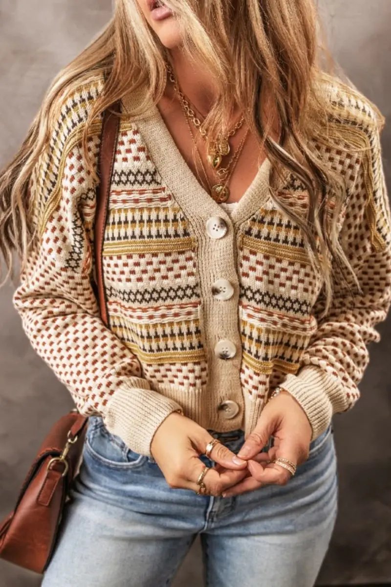 Sweaters Trendsi Buttoned Cardigan Women's Fashion Knitwear Long Sleeve Cardigan - Soft & Stylish