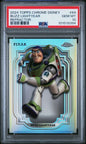 Graded 2024 Topps Chrome Disney Silver Refractor Buzz Lightyear #64 Toy Story Card PSA 10 Gem Mint