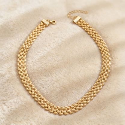 Y-Shaped Layered Necklace & Bracelet Set