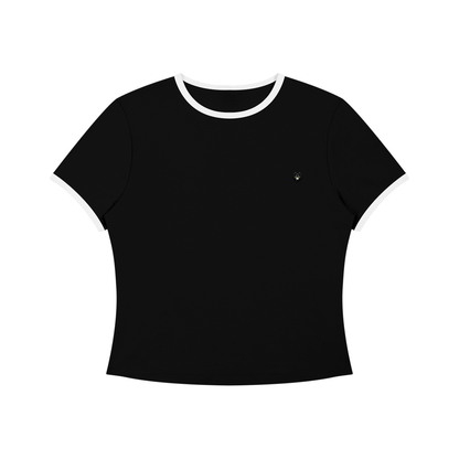 Loki & Ivy Women’s Color Block Crop T-Shirt