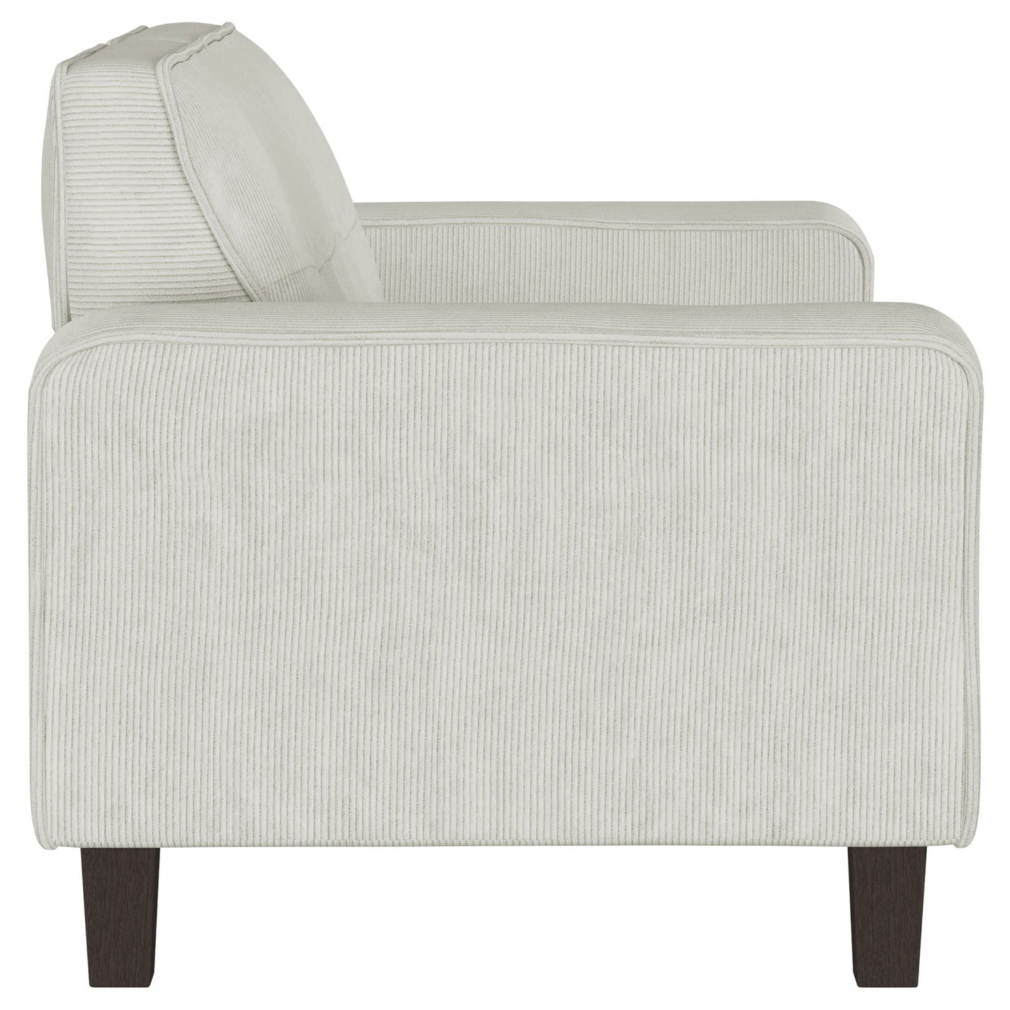 Xana - Track Arm Tufted Loveseat - Greige