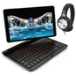 Naxa 2-in-1 10.1” Core Tablet and BT Keyboard Black - Refurbished