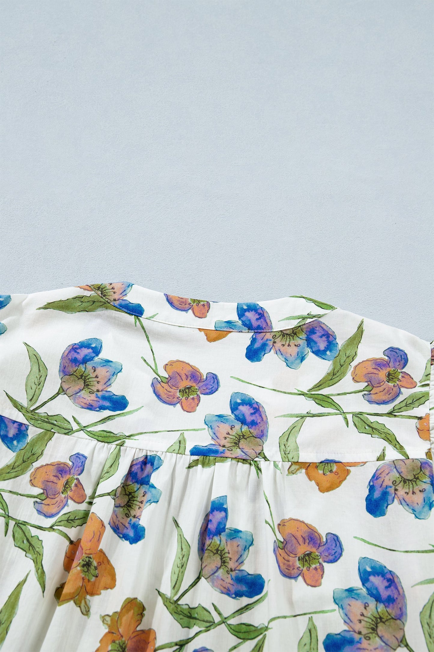 Kaliyah Binding Tape Cotton Blouse