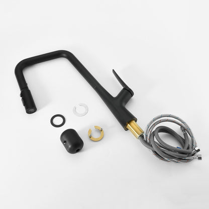 Professional Kitchen Faucet With 3 Function 360 Sprayer And 1 Touch Switching