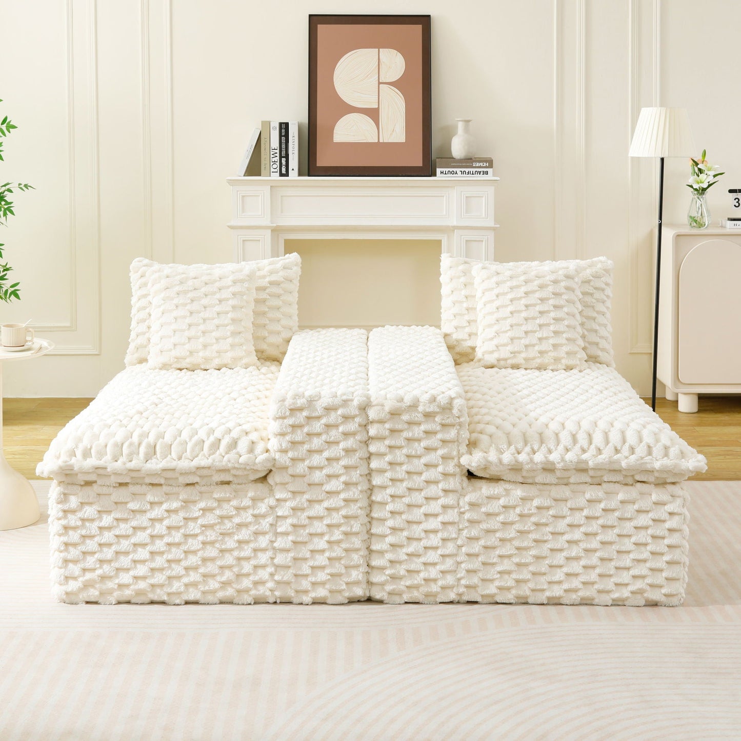 Multifunctional Sofa, Side-By-Side Or Facing Each Other