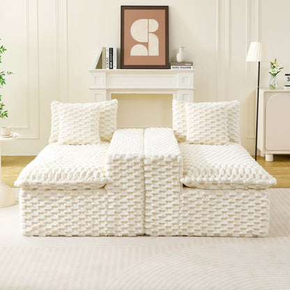 Multifunctional Sofa, Side-By-Side Or Facing Each Other