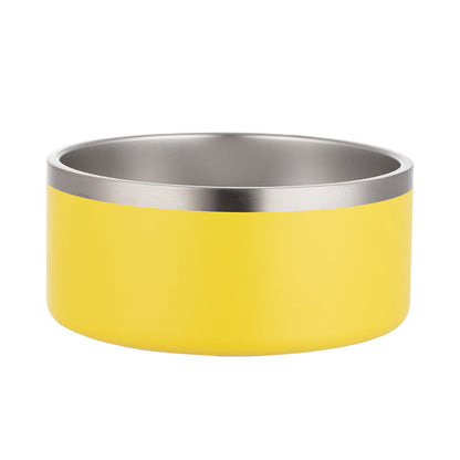 Stainless Steel Dog Bowl Inside And Outside 304 With Silica Gel Pad
