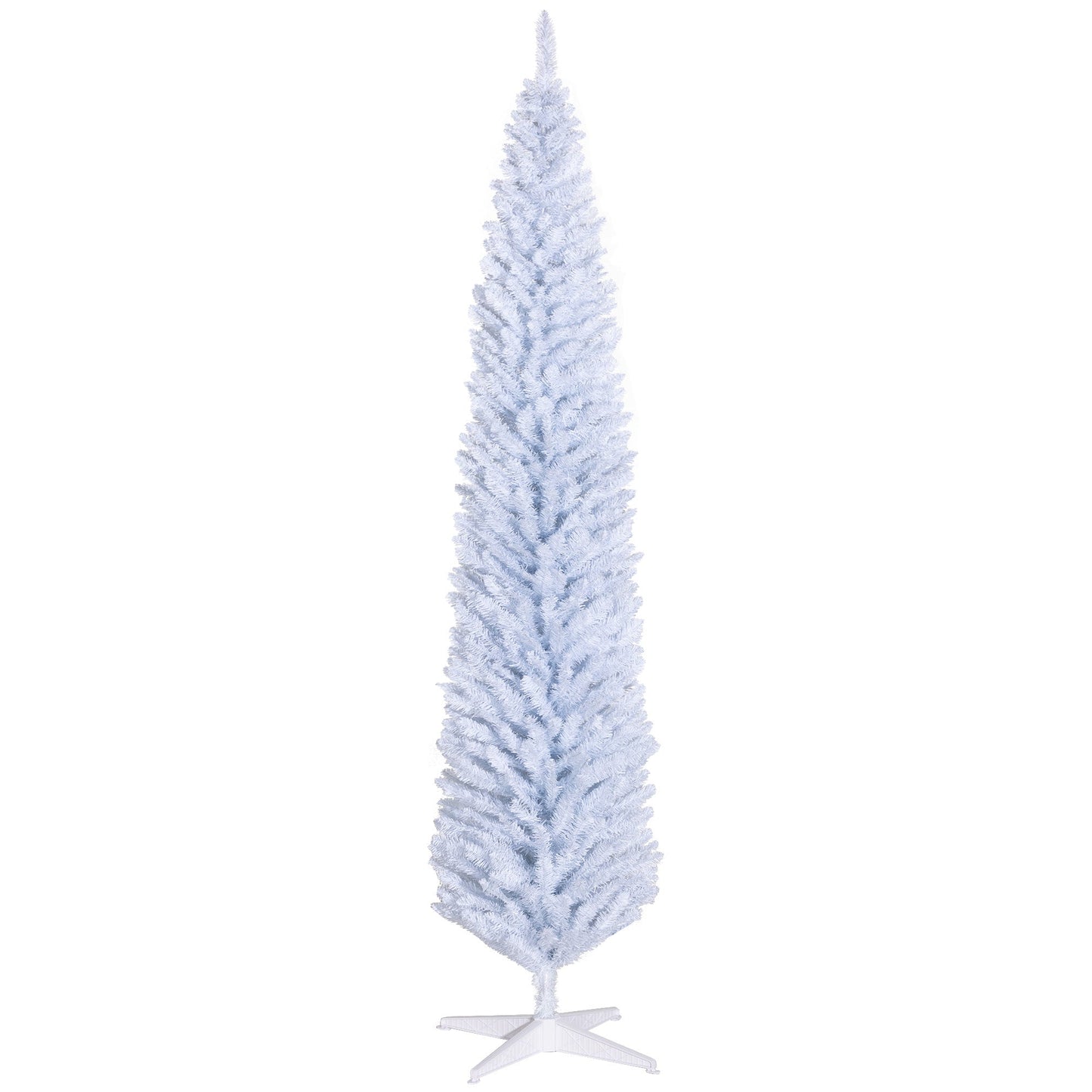 HOMCOM 8' Artificial Pencil Christmas Tree