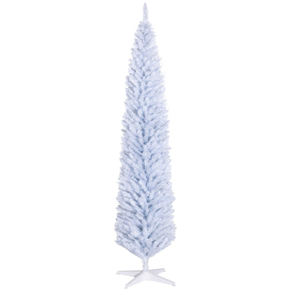HOMCOM 8' Artificial Pencil Christmas Tree