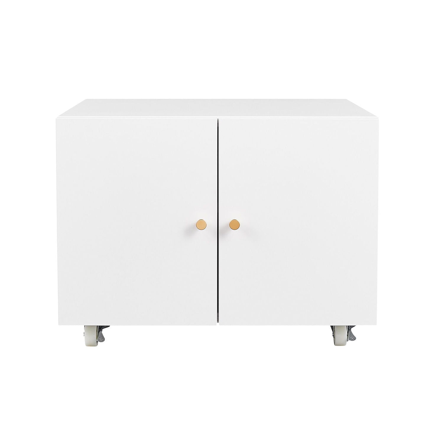Office Furniture Copier Cabinet 2 Door Steel Copier Stand Mobile Pedestal File Printer Stand