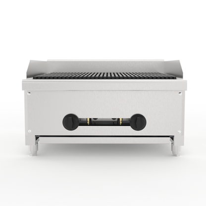 24 Inch Commercial Gas Lava Rock Charbroiler