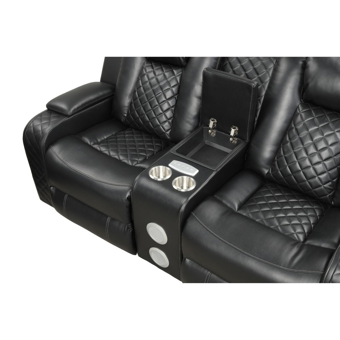 Benz - Power Recliner Set With LED Lighting And USB Charging