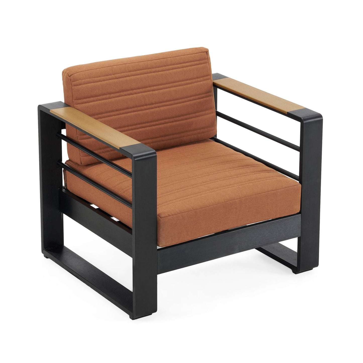 Giovanna Club Chair Set With Aluminum Frame