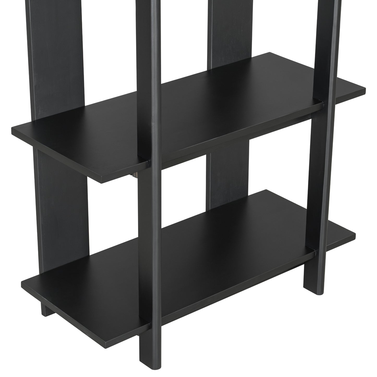 4-Tier Wooden Open Bookcase