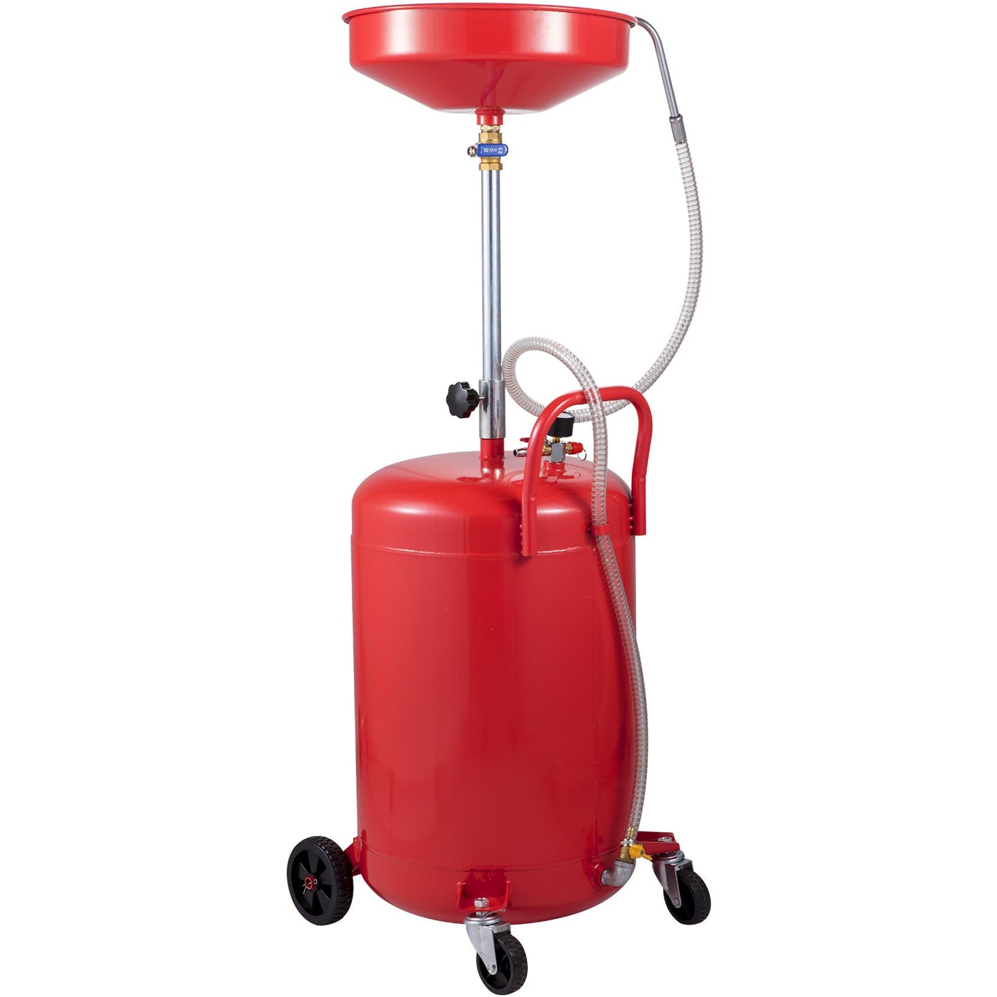Waste Oil Drain Tank 20 Gallon Portable Oil Drain Air Operated Drainer