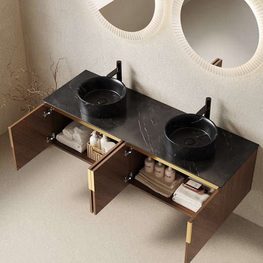 ARAI 60" Bathroom Vanity & Sinks