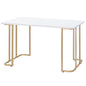 Estie - Writing Desk (Same Ac00902) - White & Gold
