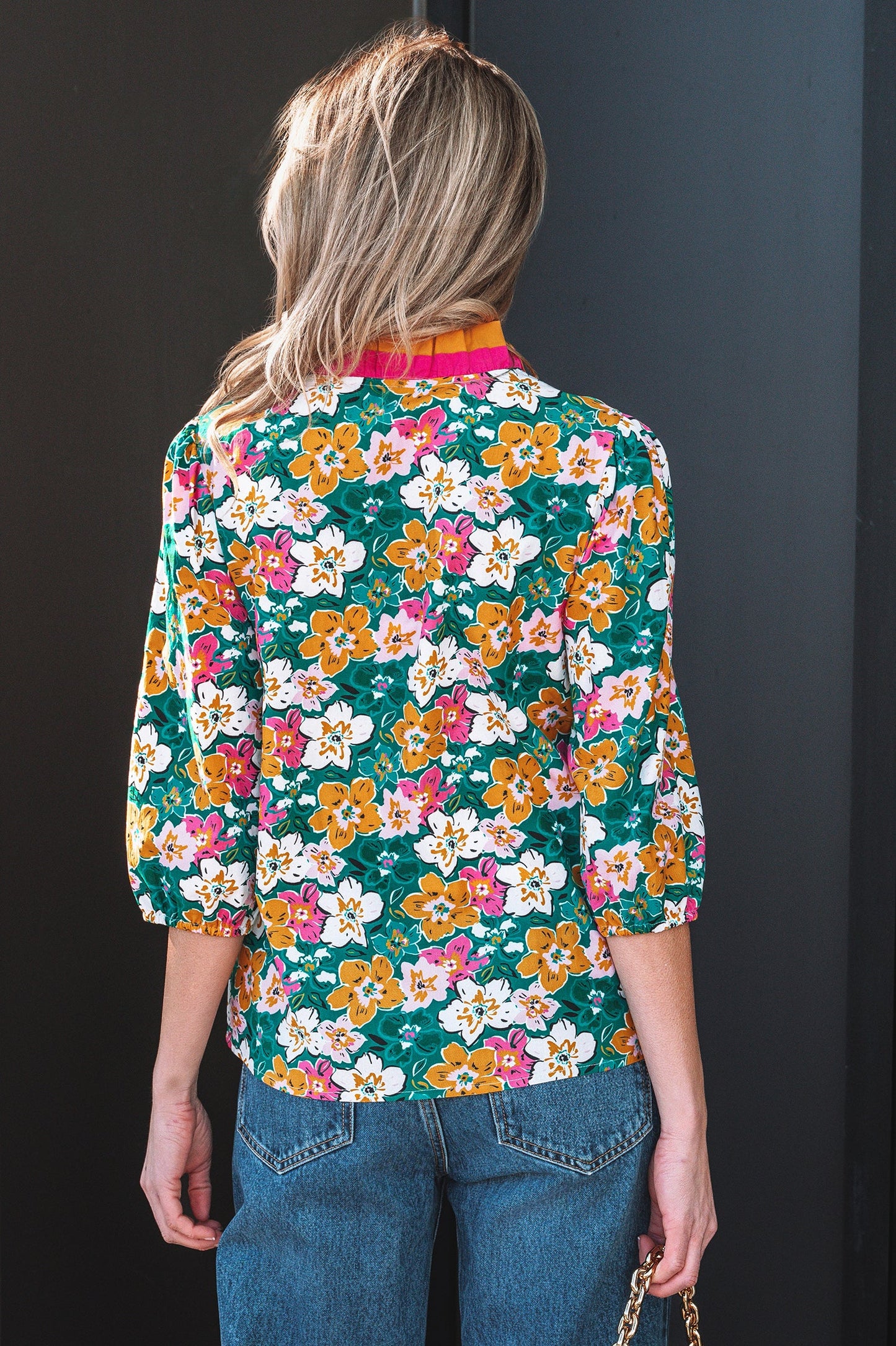 Meadow 3 4 Sleeve Blouse