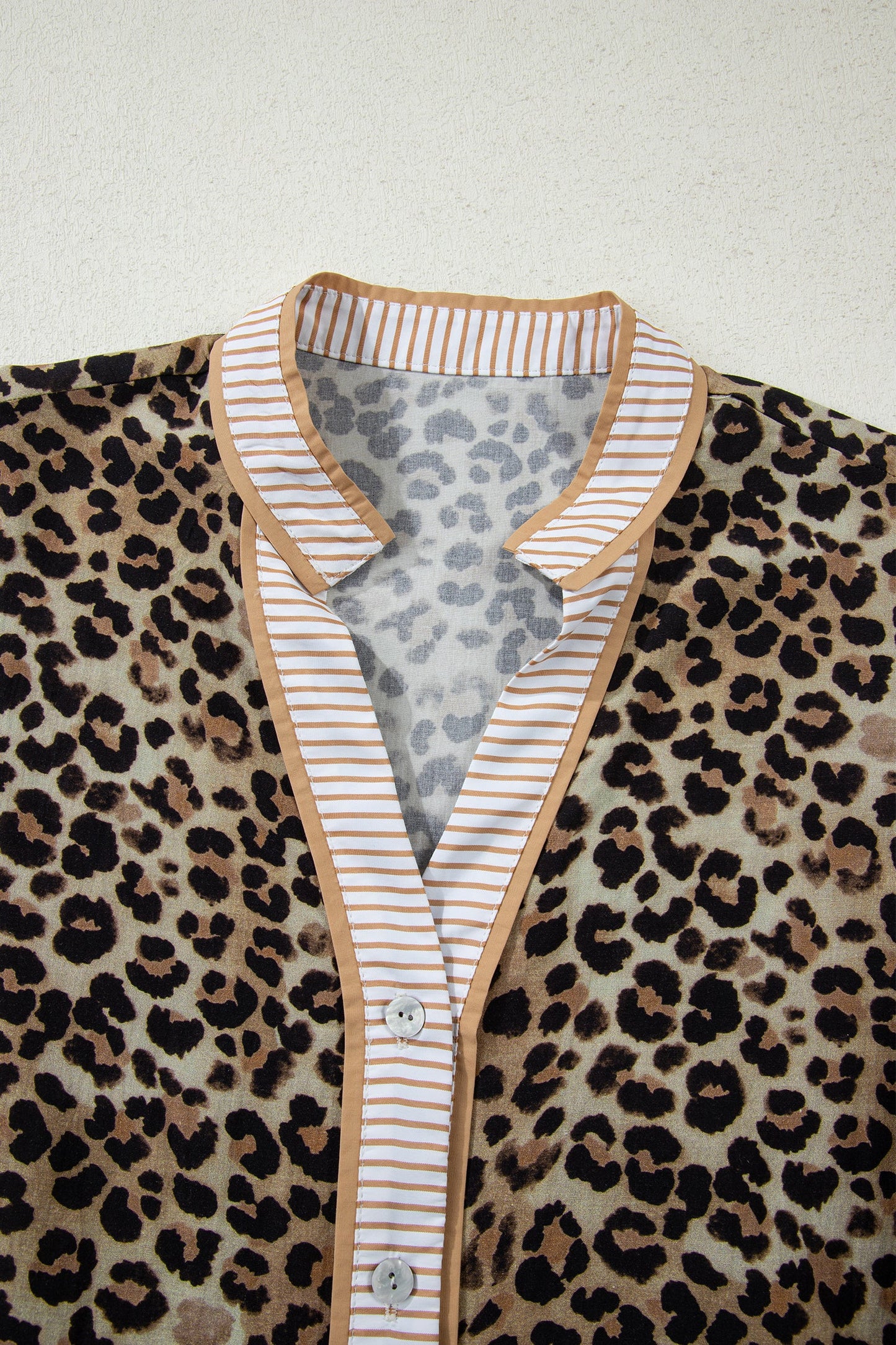 Jordyn Contrast Striped Trim Shirt
