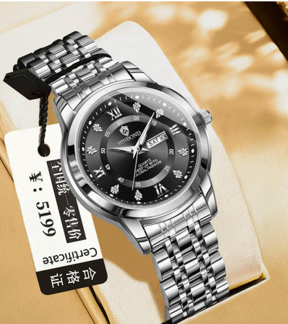 Binbang Business Light-Luxury Quartz Watch For Men