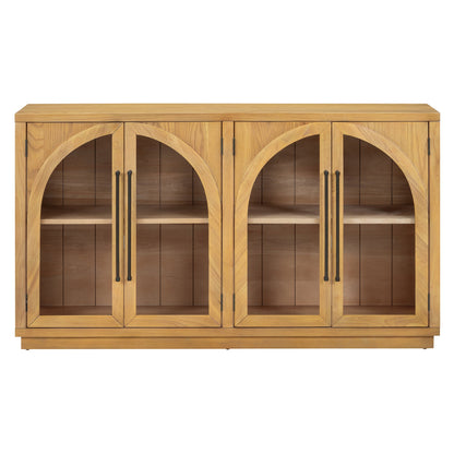 TREXM 4-Door Large Storage Sideboard Buffet Cabinet