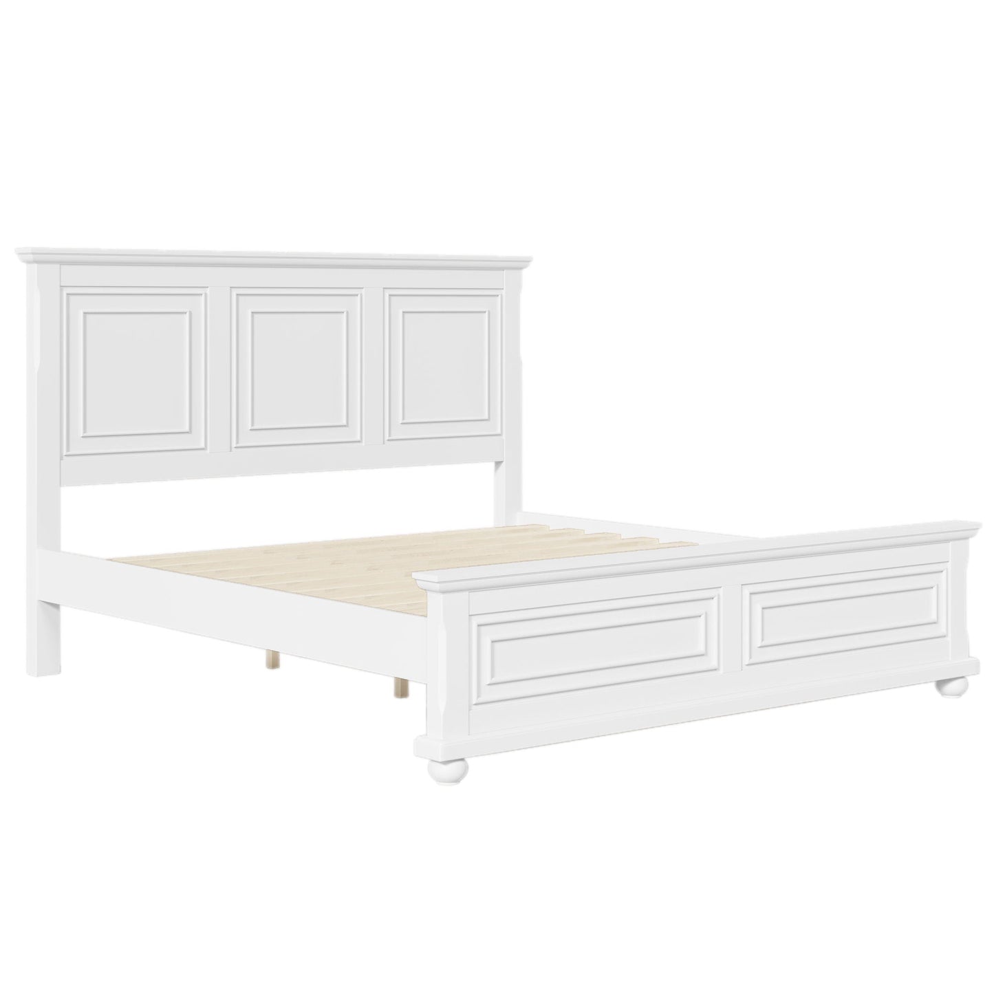 Vintage Tall Headboard Bed