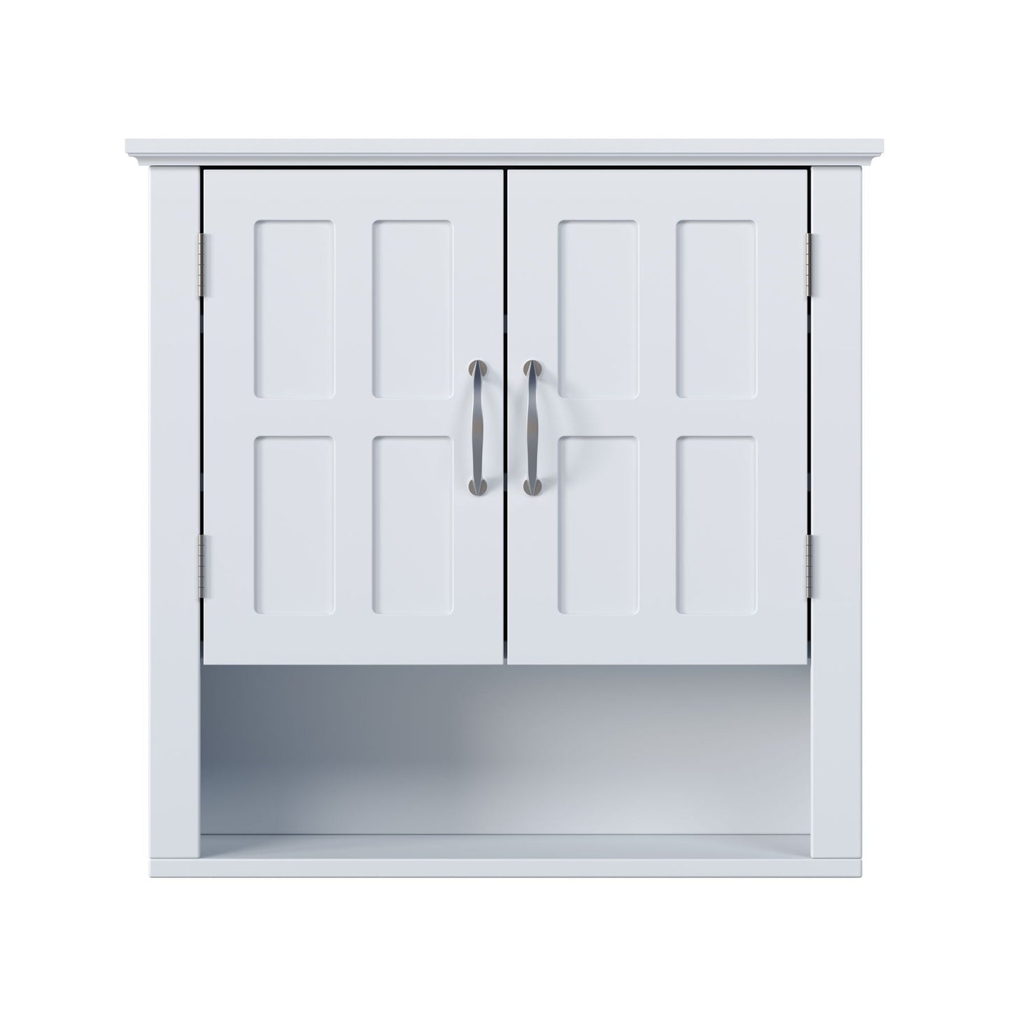 Multi Functional Wall Mounted Cabinet With Adjustable Shelves For Bathroom