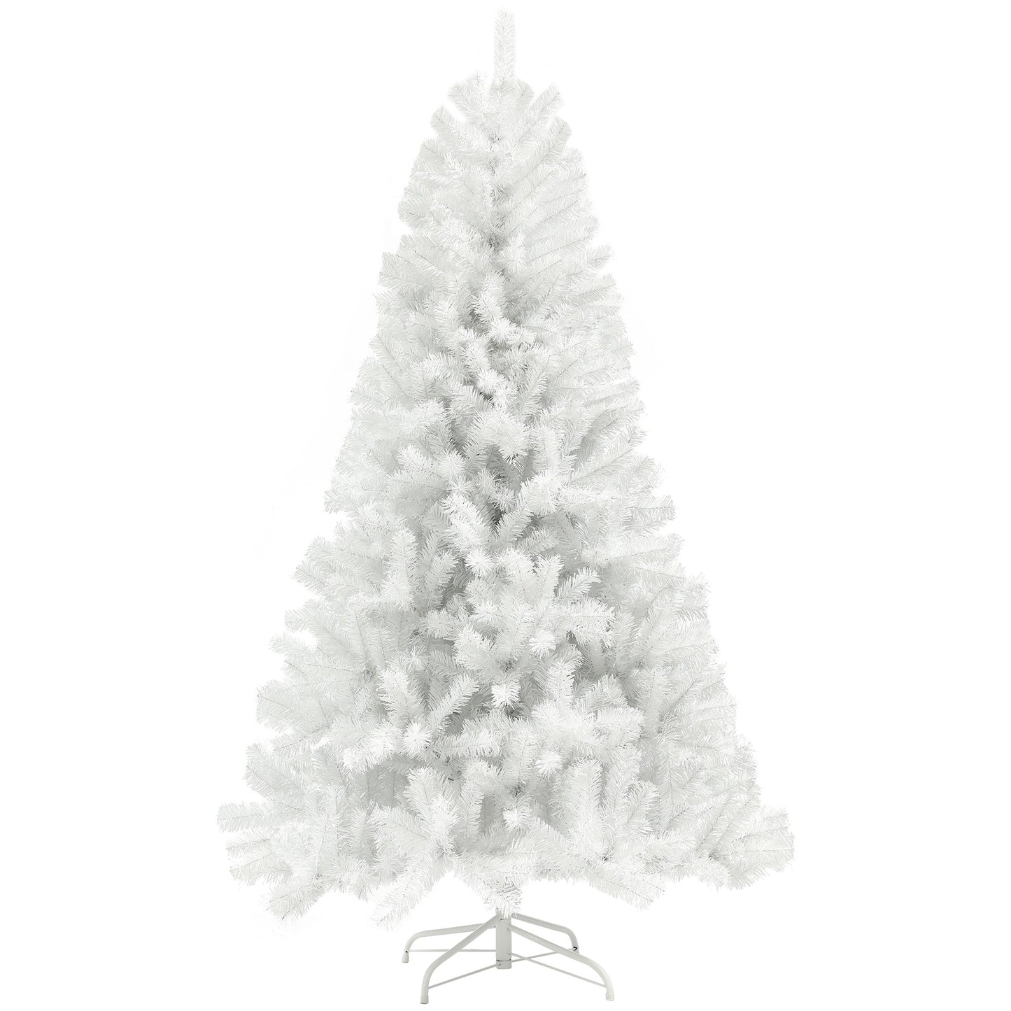 HOMCOM 7.5ft Tall Artificial Christmas Tree