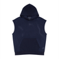 Loki & Ivy Unisex Panel Mesh Sleeveless Hoodie