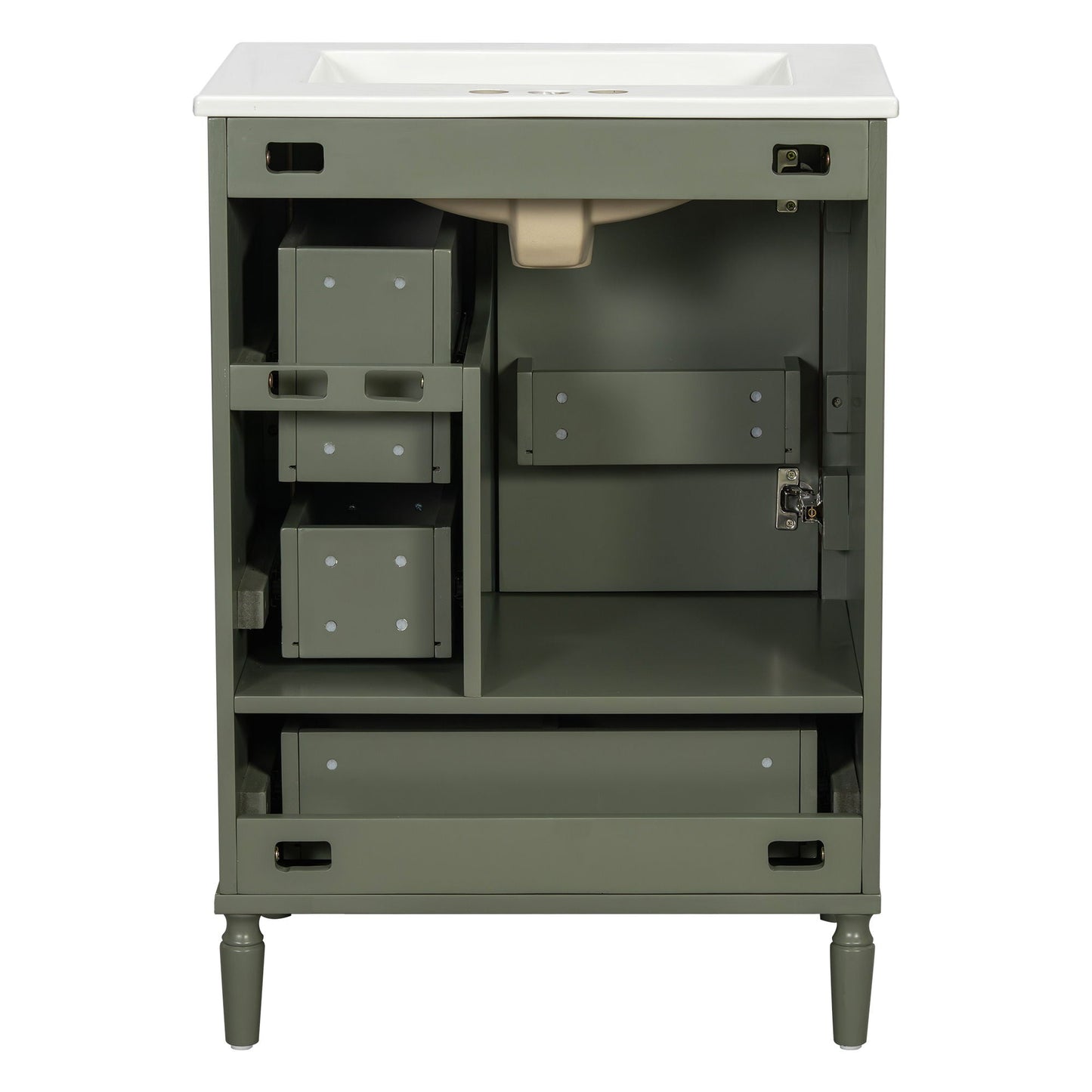 Traditional Bathroom Vanity Set With Soft Close Doors